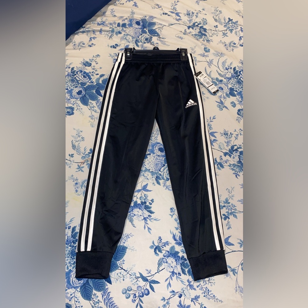 Adidas Kids Black Track Pants